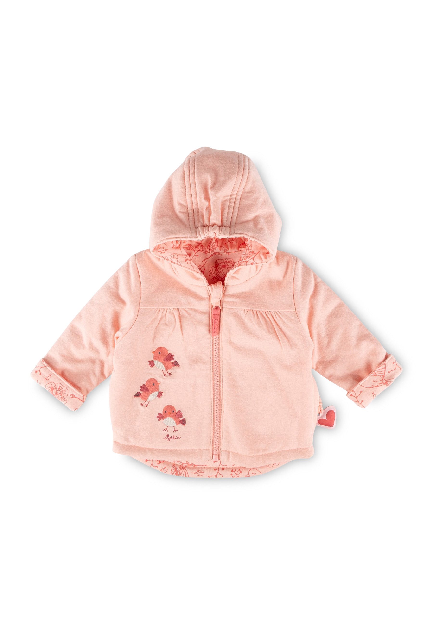 Sigikid Wendejacke Pink Birds für Babys Mädchen (1-St)