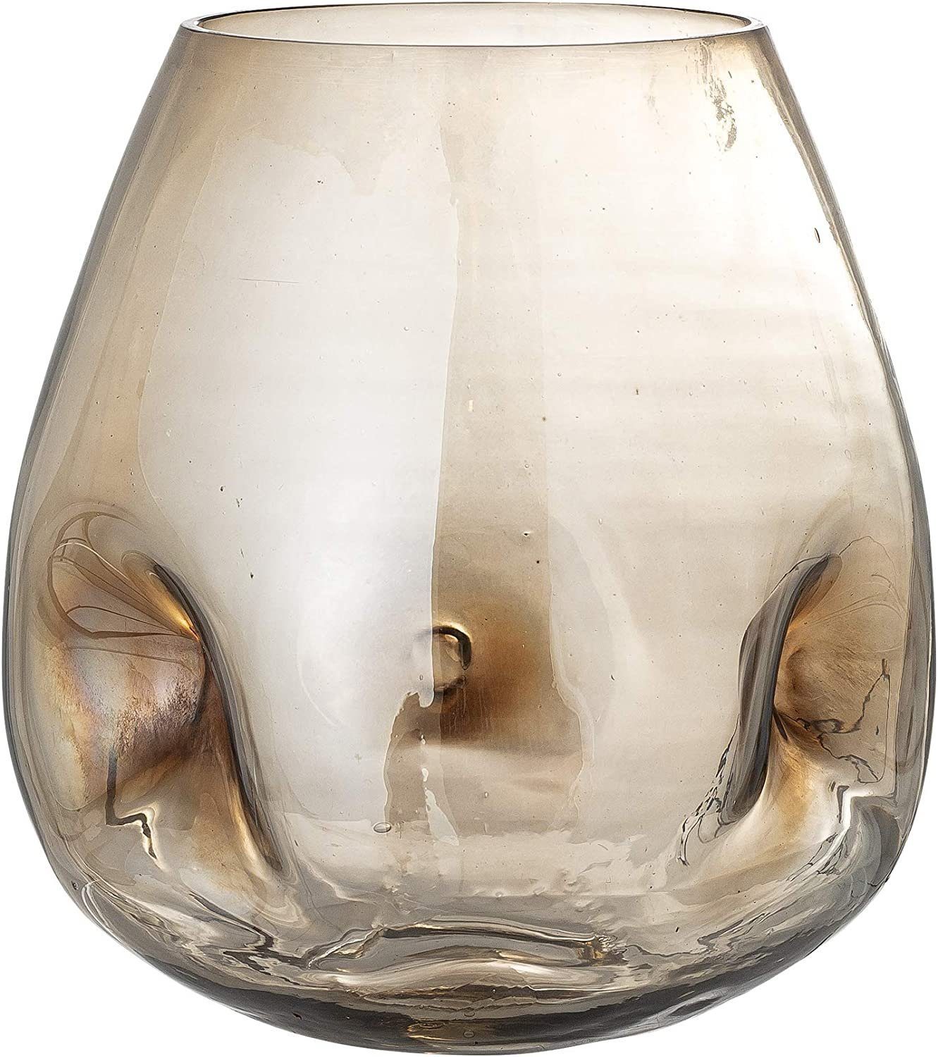 Bloomingville Dekovase Bloomingville Vase Ifza, braun, Glas (1 St)