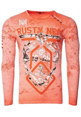 Rusty Neal Langarmshirt mit hochwertigem Print