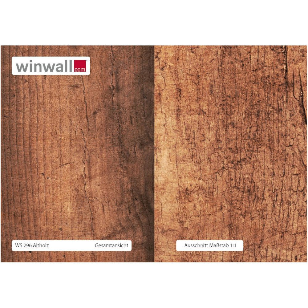 winwall Duschrückwand Duschrückwände ALU-Verbundplatte Dekor: Altholz, (1-tlg), Wandverkleidung aus Alu. € 11,50