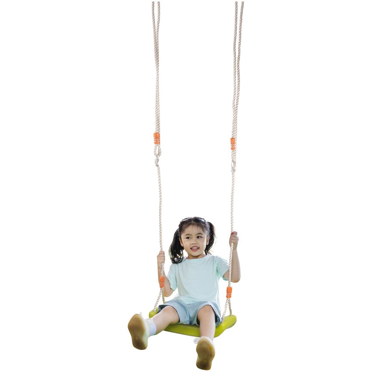Eddy Toys Einzelschaukel Eddy Toys Schaukel – Kunststoff Grün