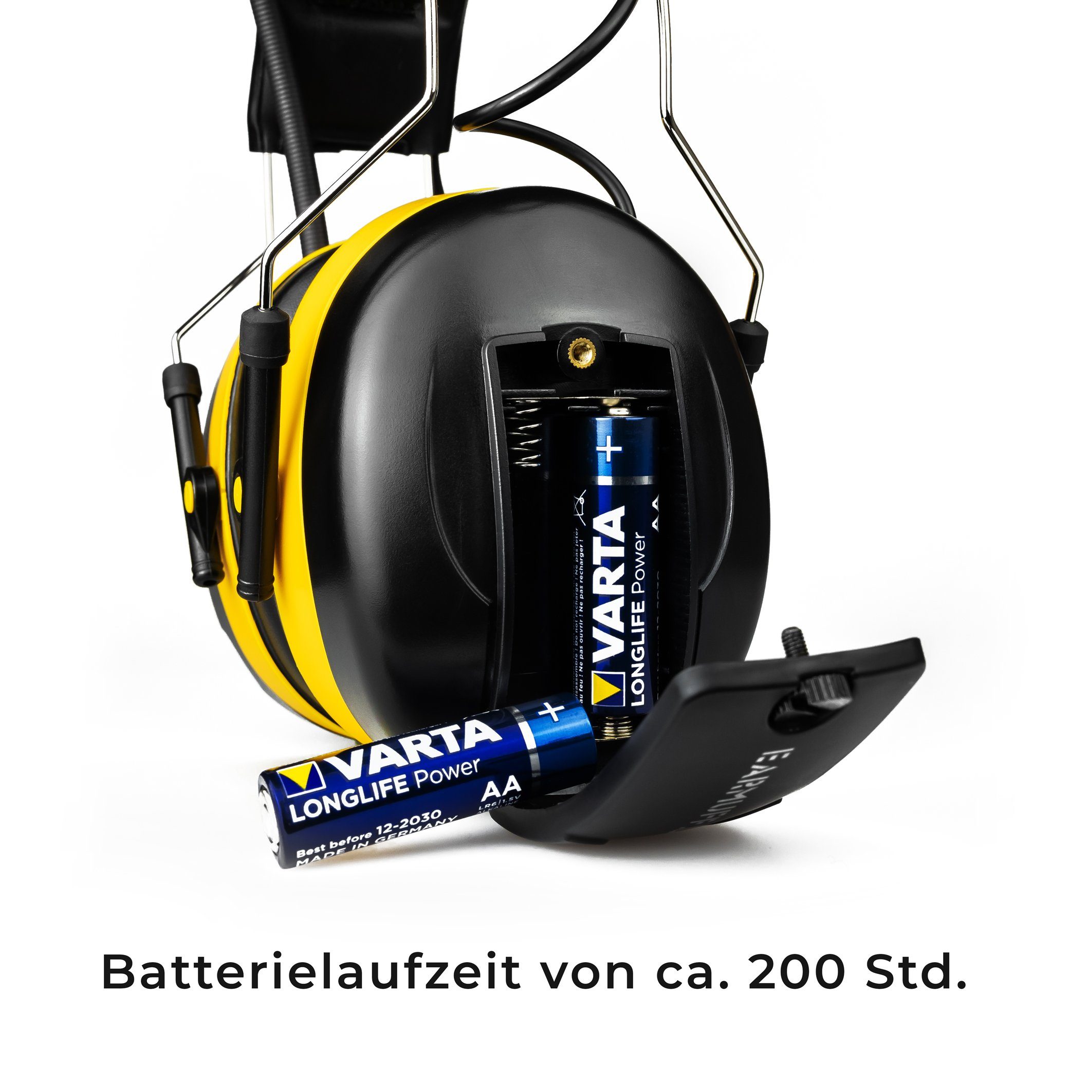 EARMUFF Kapselgehörschutz EARMUFF 31dB AM/FM/AUX - Yellow