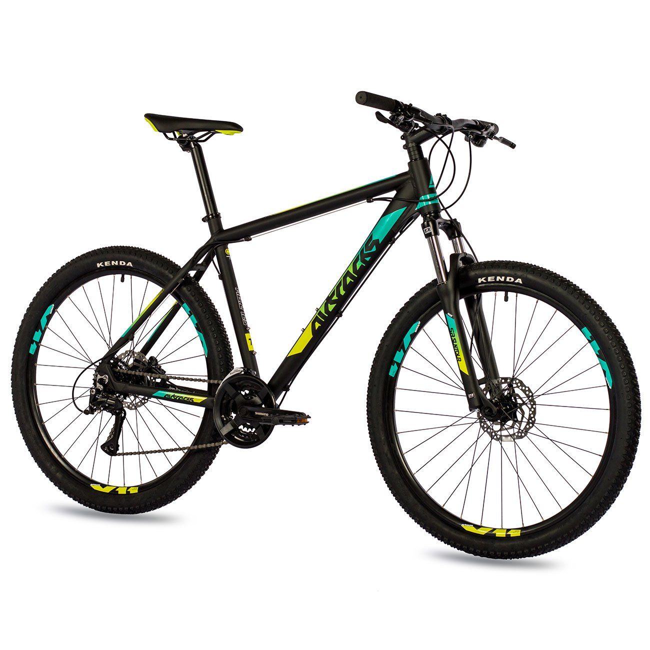 RD-M360 Shimano 2024 Zoll 46cm Mountainbike - 27,5 ACERA 21 - Gang, und MB.2725, Mountainbike Kettenschaltung, MTB Airtracks 51cm Fahrrad Herren Hardtail Modelljahr Rahmenhöhen