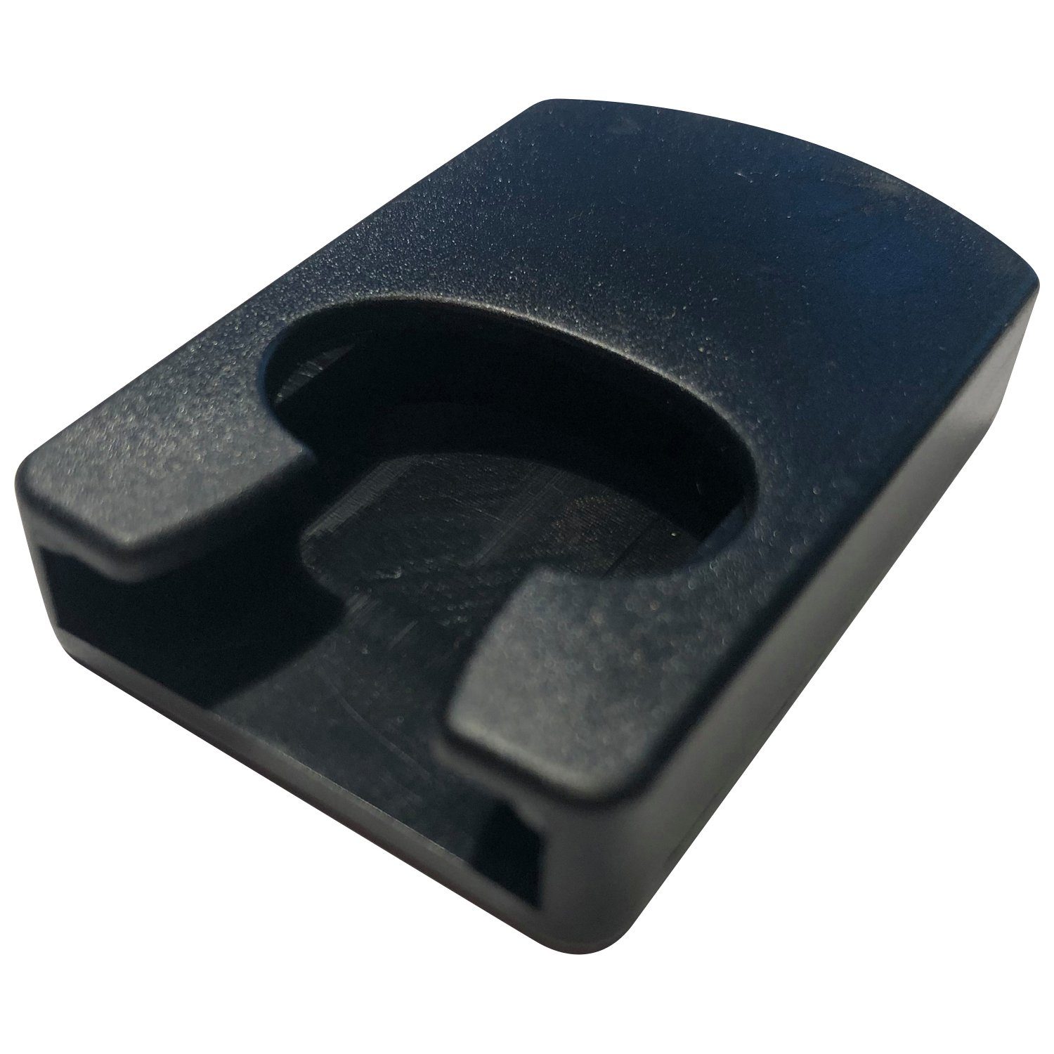 DEGAMO Möbelfuß, (1-St), Bodenschoner für Flachstahlmöbel, 4-er Satz, Kunststoff schwarz