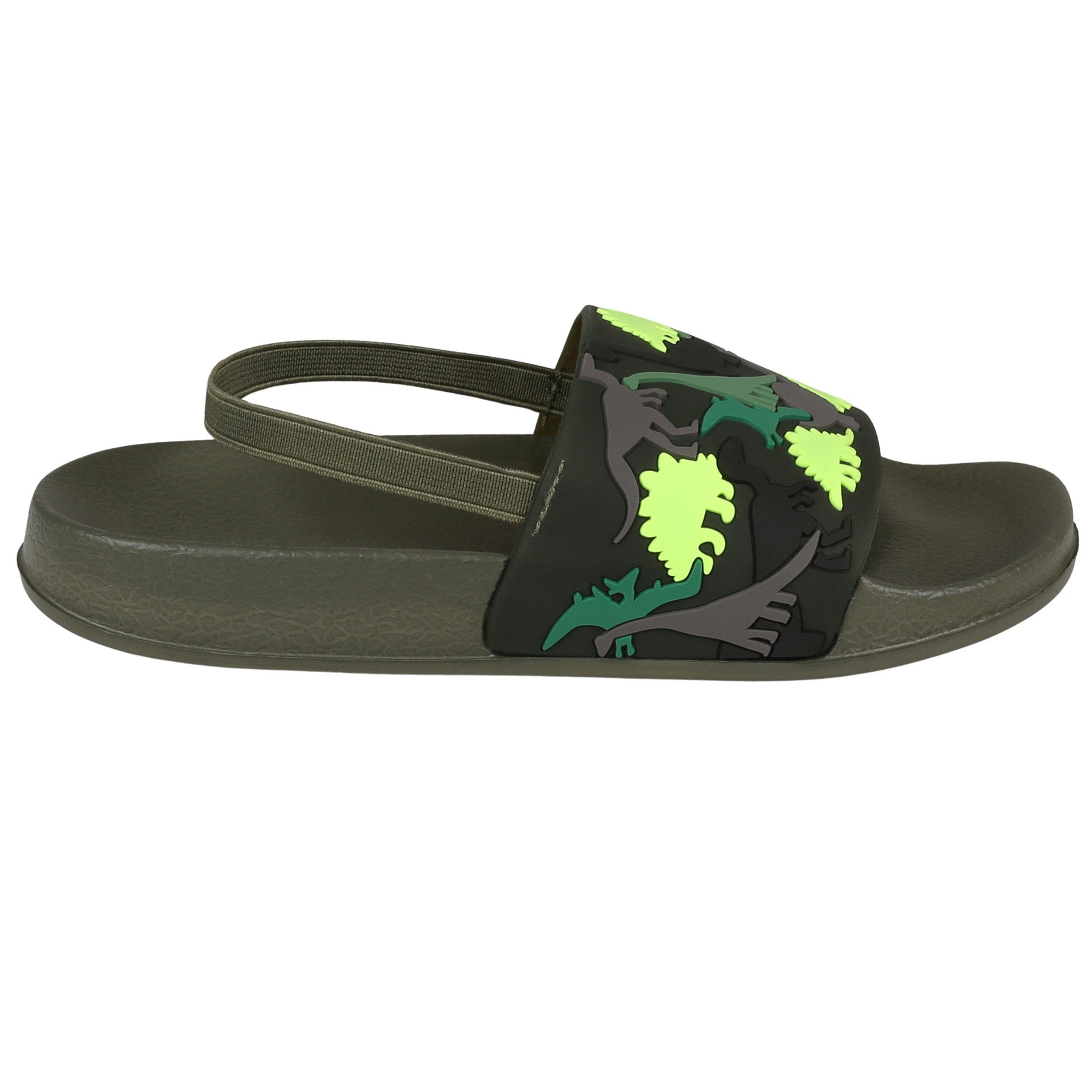 Sarcia.eu Dinosaurier Jungen-Flip-Flops mit Gummiband, 32 EU / 13 UK Badepantolette