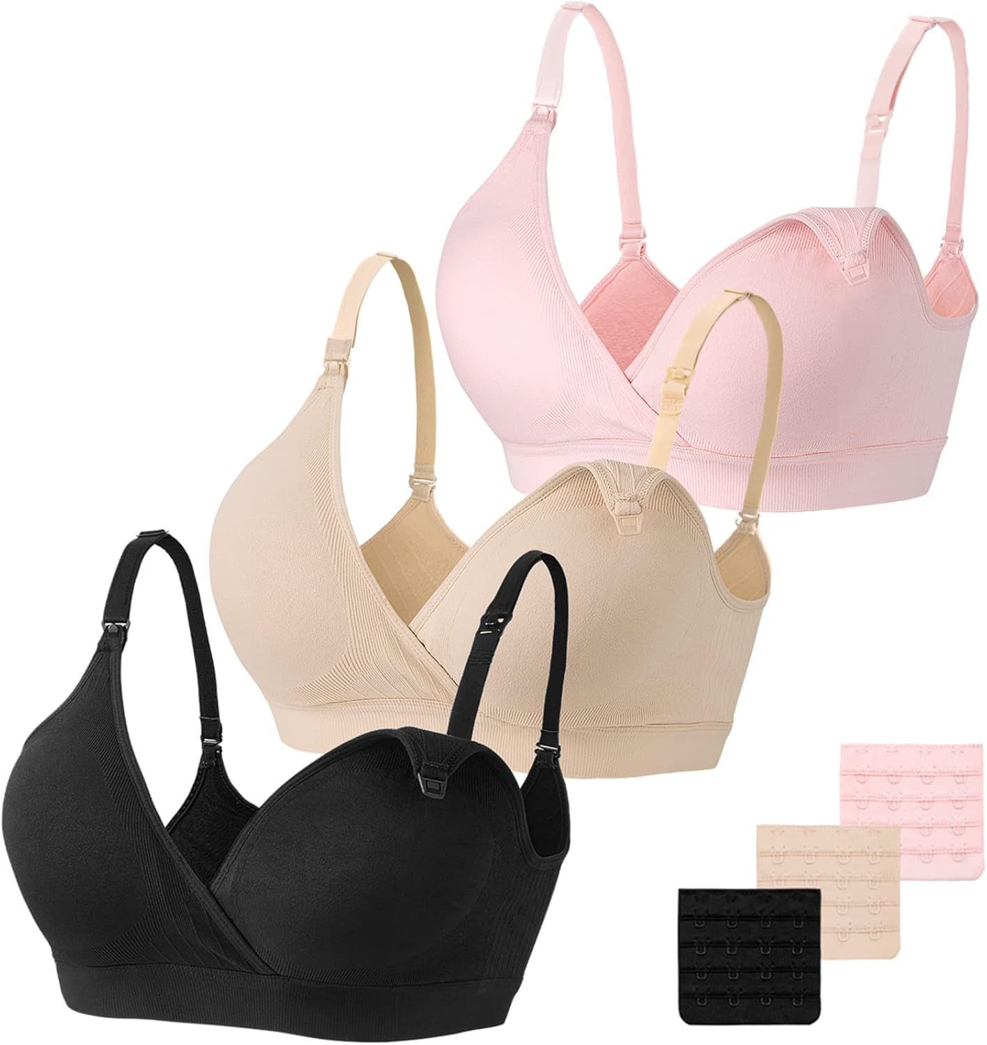 Daskoo Bralette 3er-Pack Push-up-BH ohne Bügel günstig online kaufen