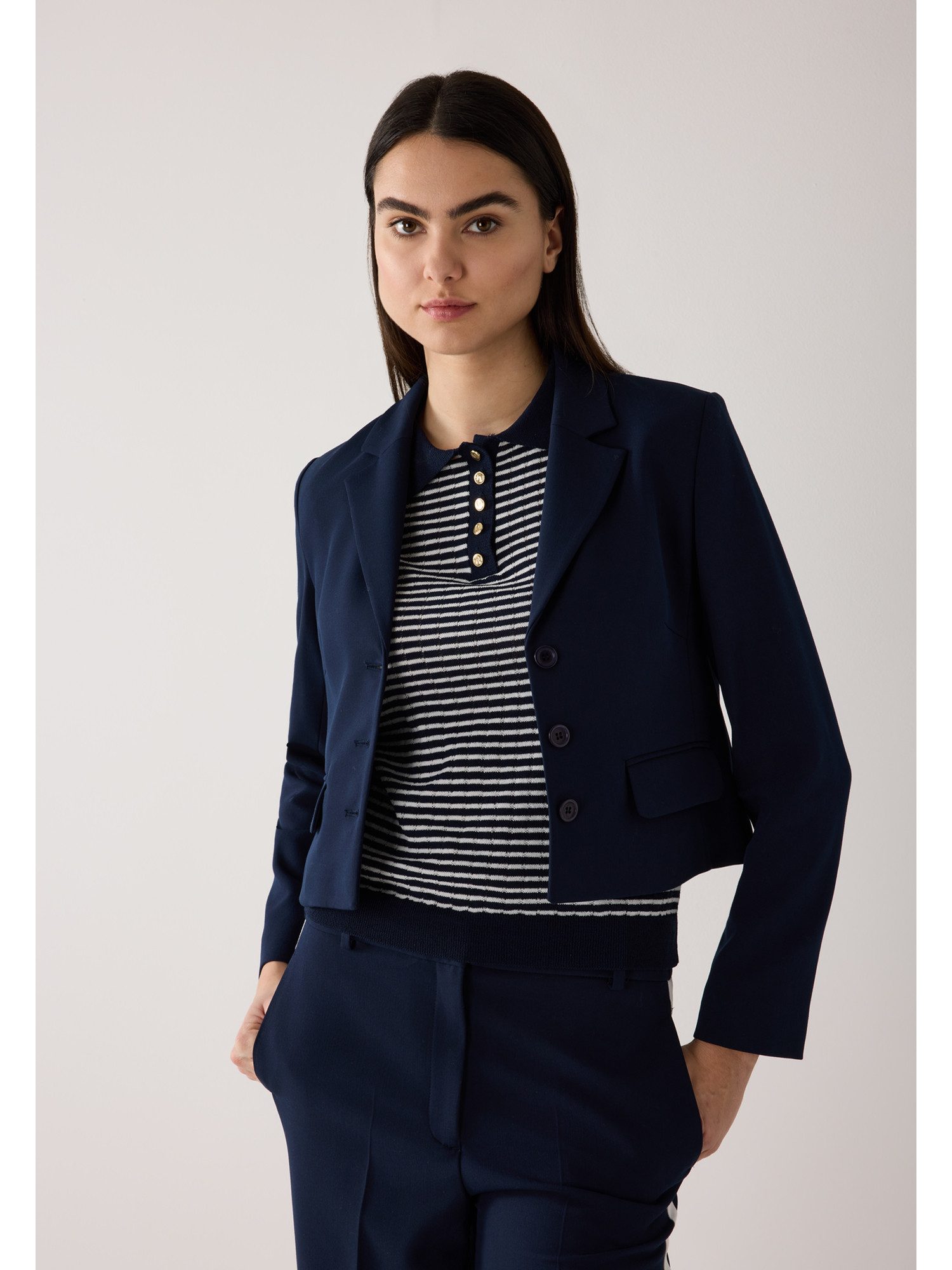 MORE&MORE Kurzblazer feminines Kurzblazer-Jäckchen