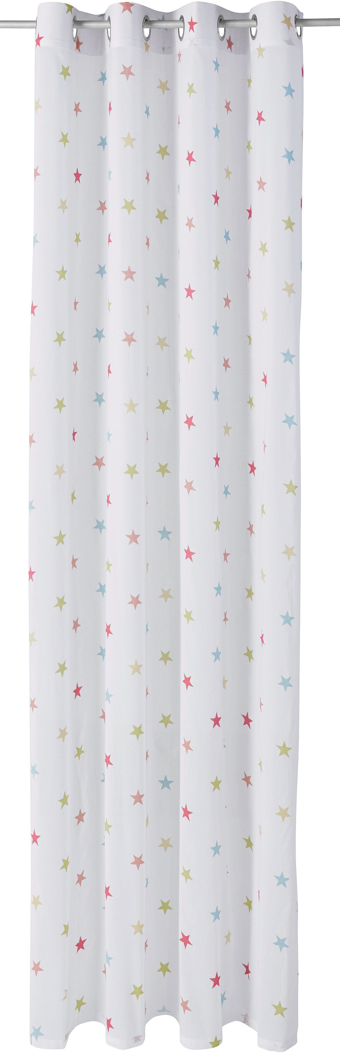 my home Gardine Stern (1 St), Ösen, halbtransparent, Kindergardine, einseit günstig online kaufen