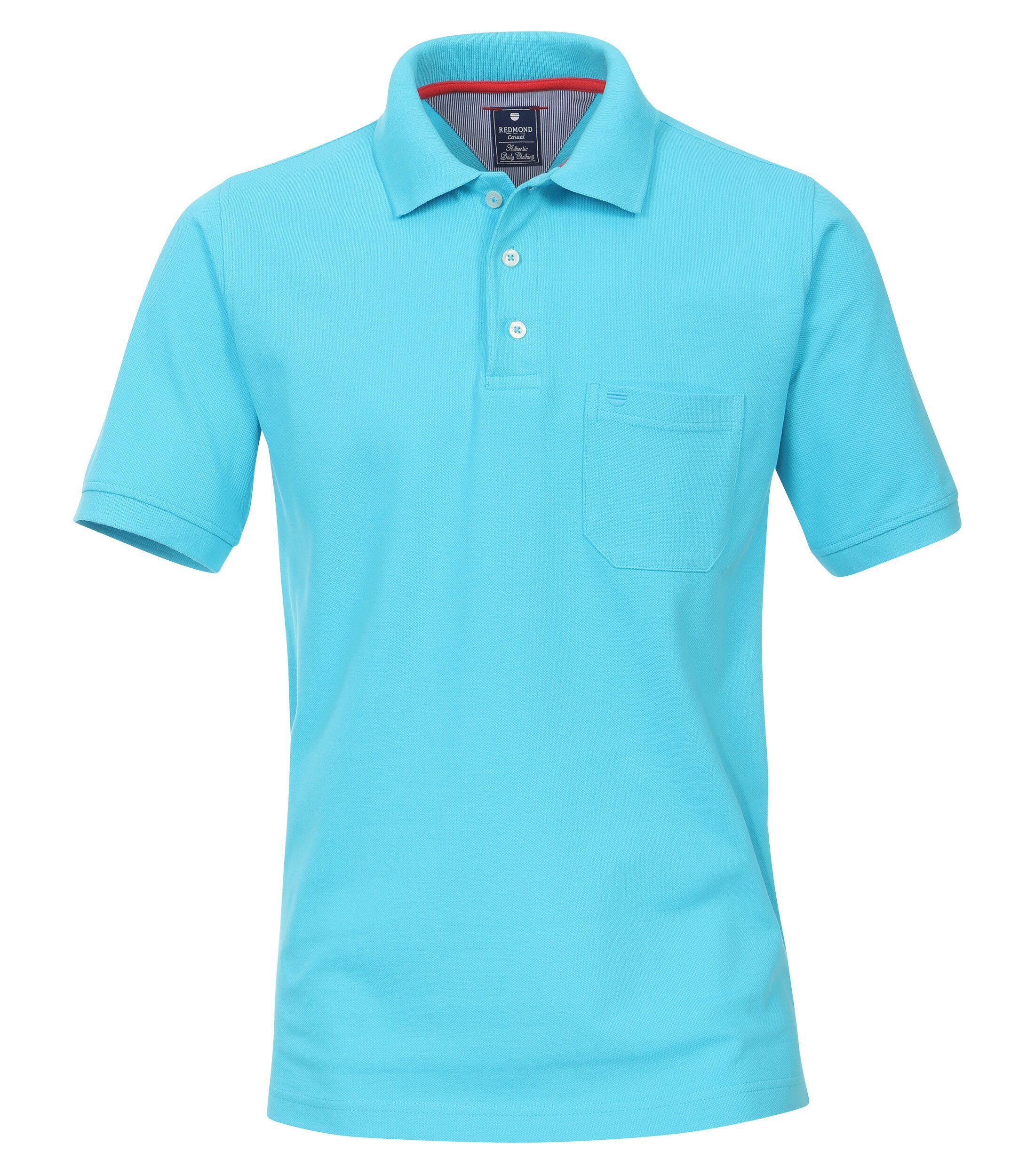 Poloshirt uni Redmond 14 blau