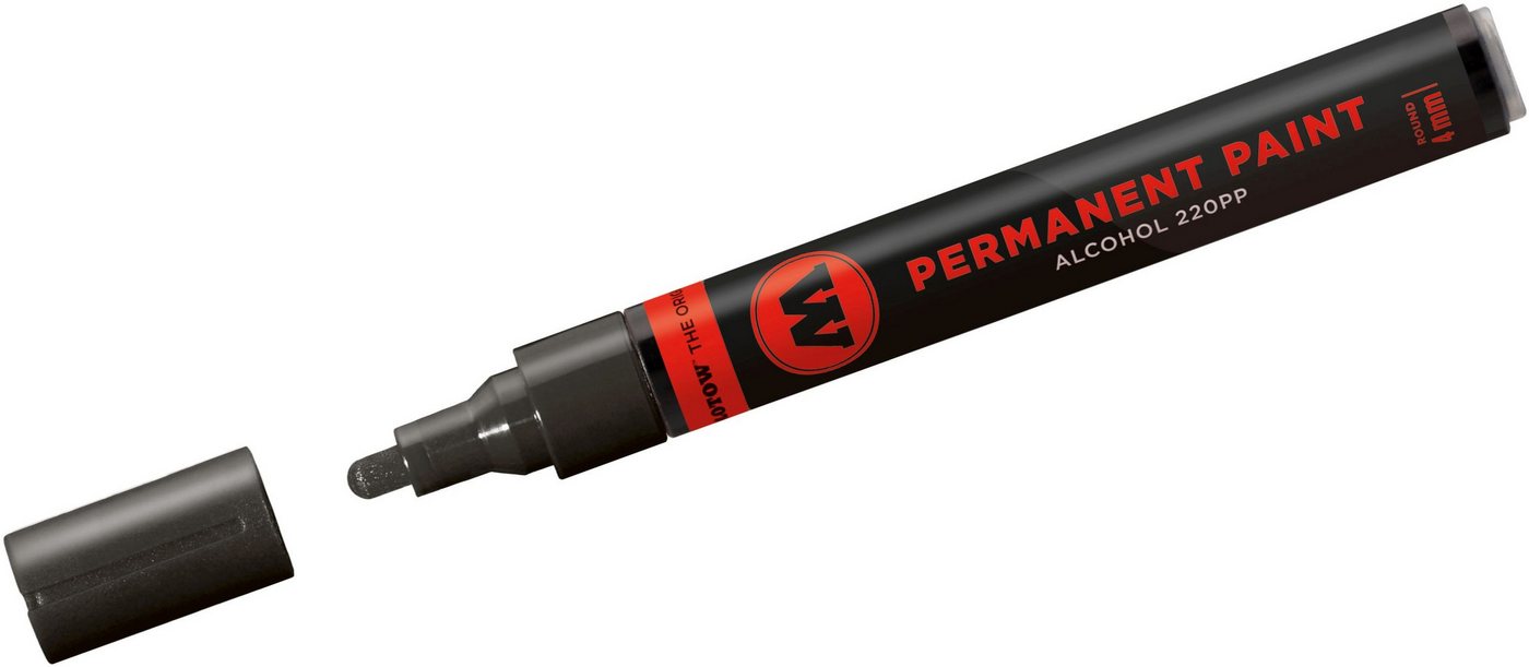 Thumbnail - MOLOTOW Permanentmarker Marker 220PP nachfüllbar 4mm schwarz