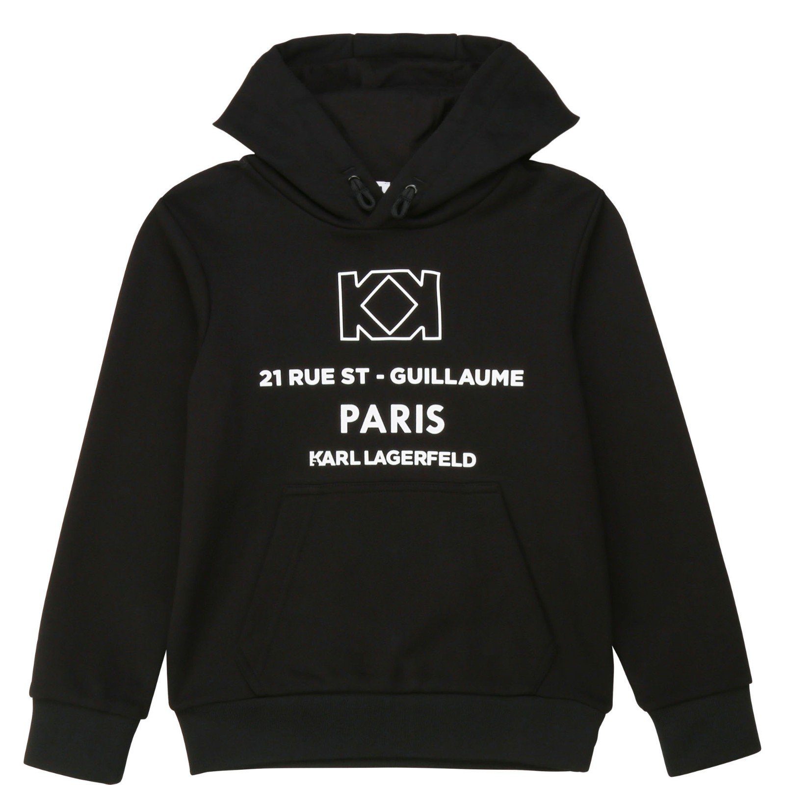 KARL LAGERFELD Kapuzenpullover Karl Lagerfeld Kapuzensweatshirt schwarz