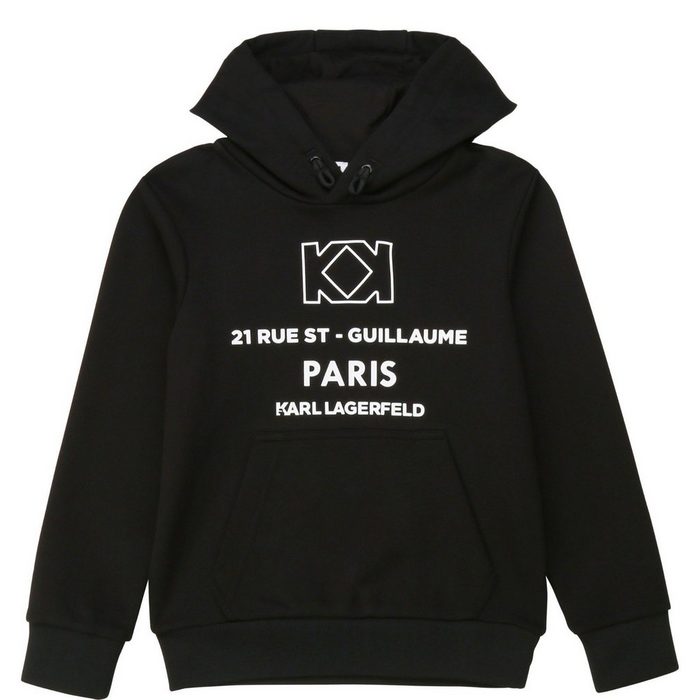 KARL LAGERFELD Kapuzenpullover Karl Lagerfeld Kapuzensweatshirt schwarz