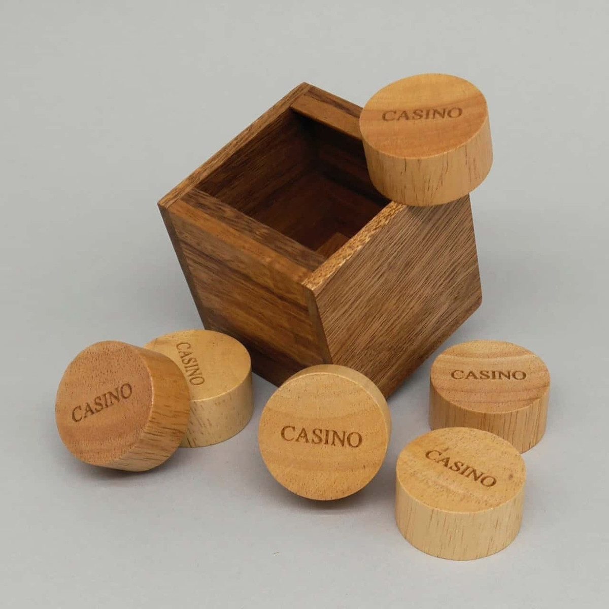 ROMBOL Denkspiele Spiel CASINO - preisgekröntes Packing-Puzzle, Knobelspiel, exklusiv nur bei uns