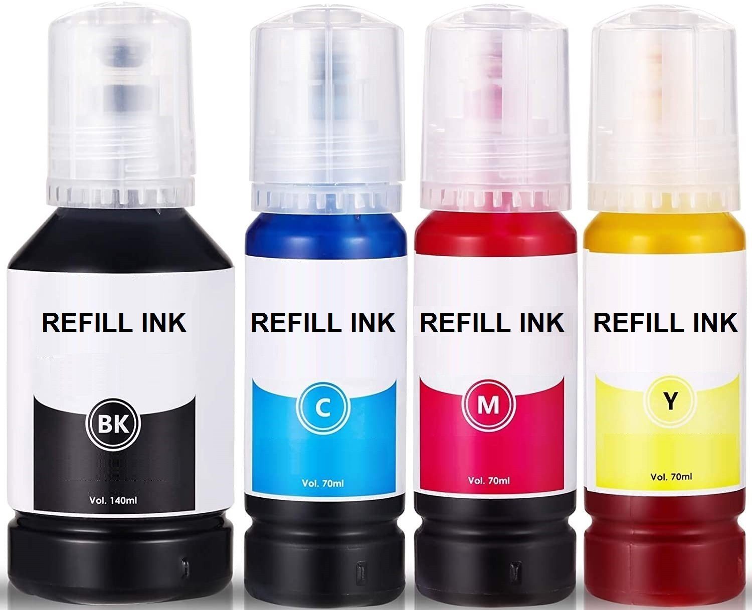 inkpro Nachfüllset kompatibel mit Epson Ecotank 102, 350 ml Nachfülltinte (für Epson, cotank ET-15000, ET-2700, ET-2750, ET-2751, ET-2756, ET-2850, ET-2851, ET-2856, ET-3700, ET-3750, ET-3850, ET-4750, ET-4850, ET-4856 und WorkForce ST-2000, ST-3000, ST-4