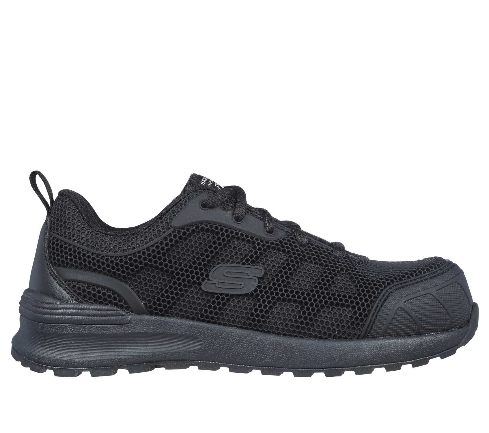 Skechers Arbeitsschuhe Damen S1 P SRC + ESD - Metallfrei - Zehenschutz Sicherheitsschuh Zertifiziert nach EN ISO 20345:2011 - Durchtrittsicher - Kompositkappe – Bild 2 von 5