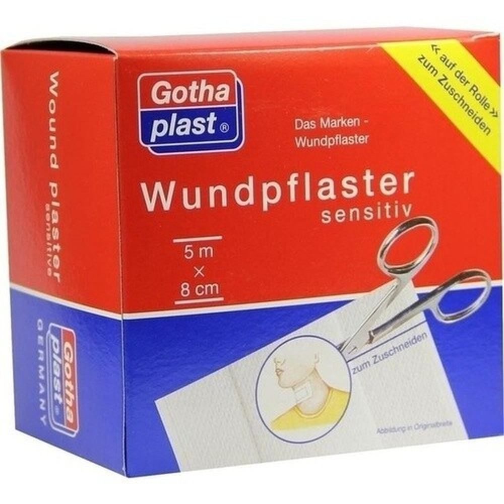Gothaplast GmbH Wundpflaster GOTHAPLAST Wundpfl.sensitiv 8 cmx5 m 1St