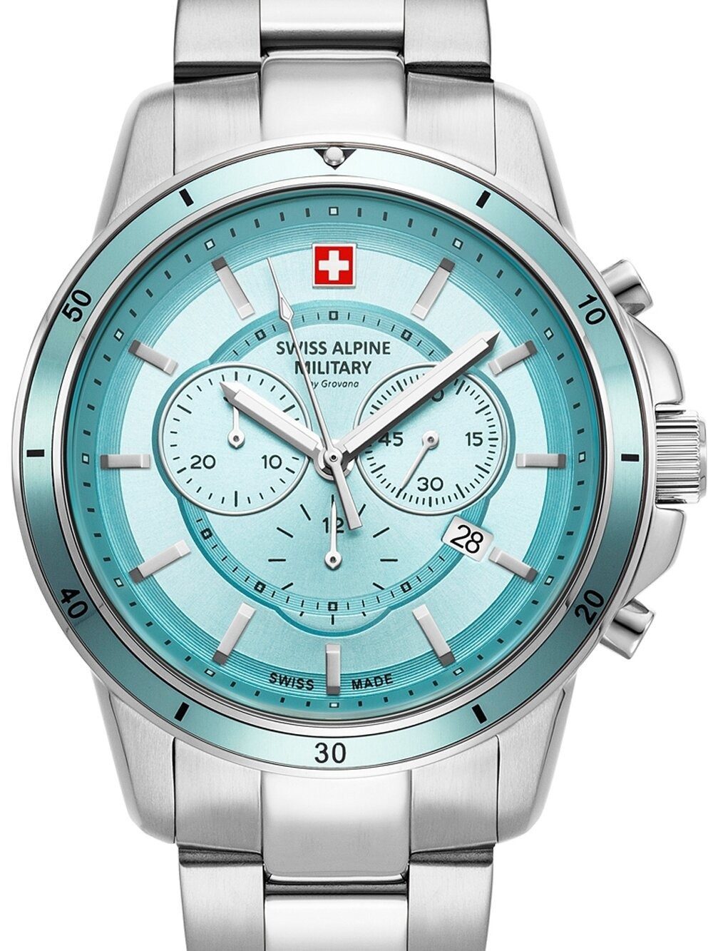 Swiss Alpine Military Chronograph Schweizer Alpen-Militärmodell 7089-9131