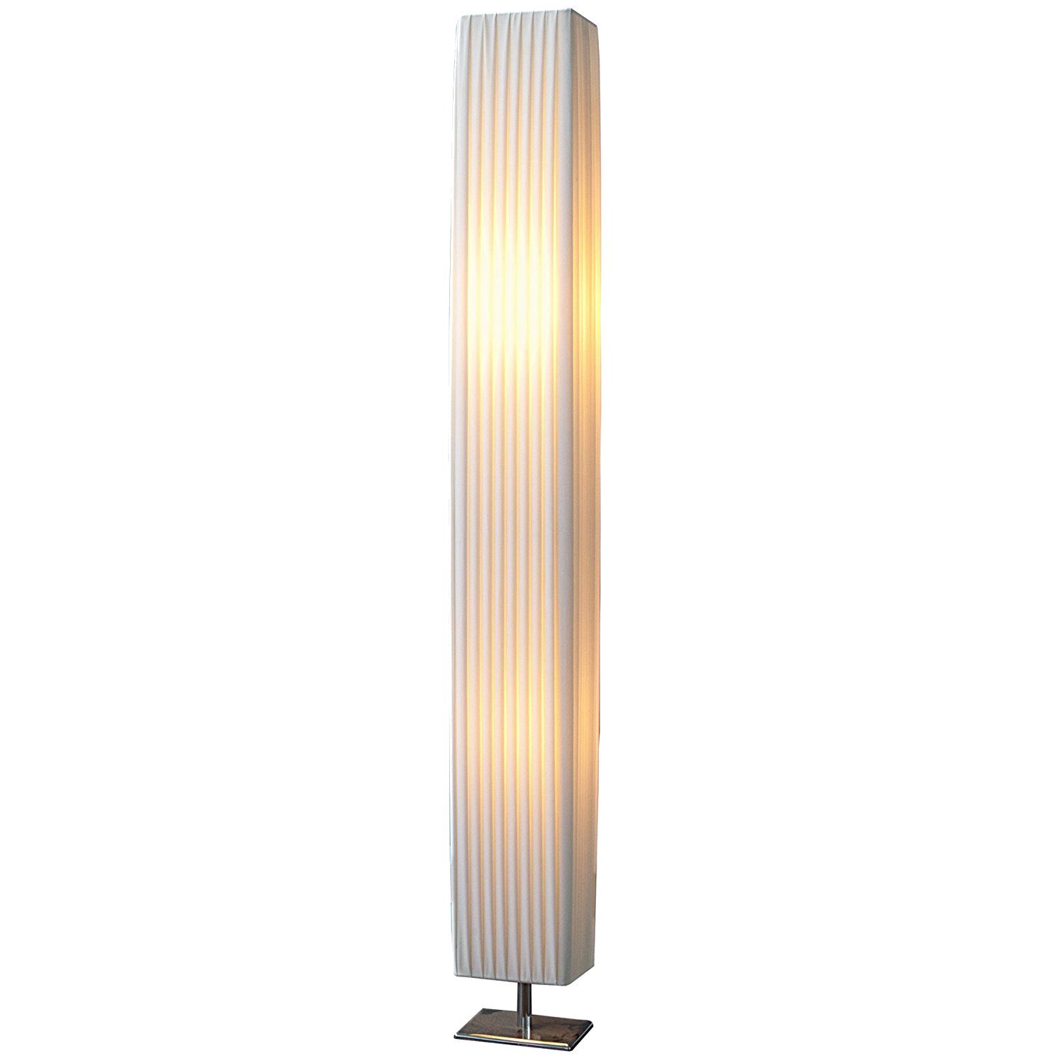 TRANGO LED Stehlampe, 120SL Design Plissee günstig online kaufen