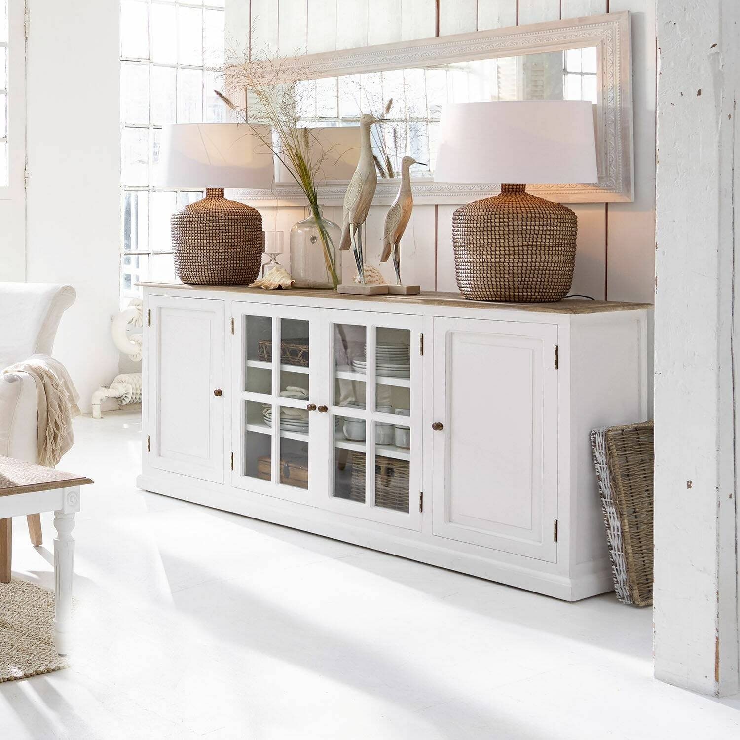 Mirabeau Kommode Kommode Kostan weiß/braun