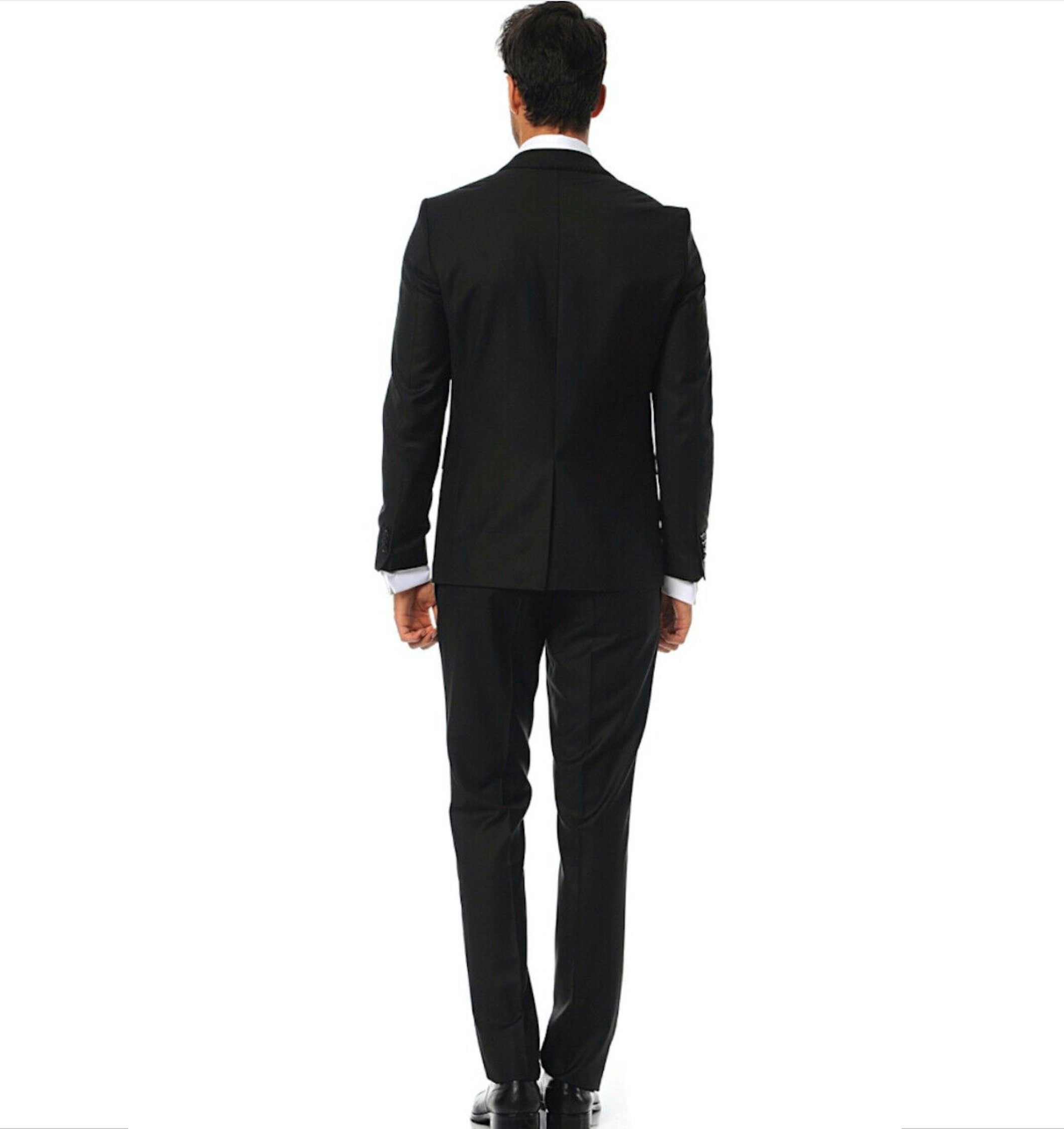 Keskin Collection Anzug Keskin Herren Anzug Schwarz 44-60 und XS-3XL SLIMFIT Herrenanzug (Hose Sakko, Anzug Set)