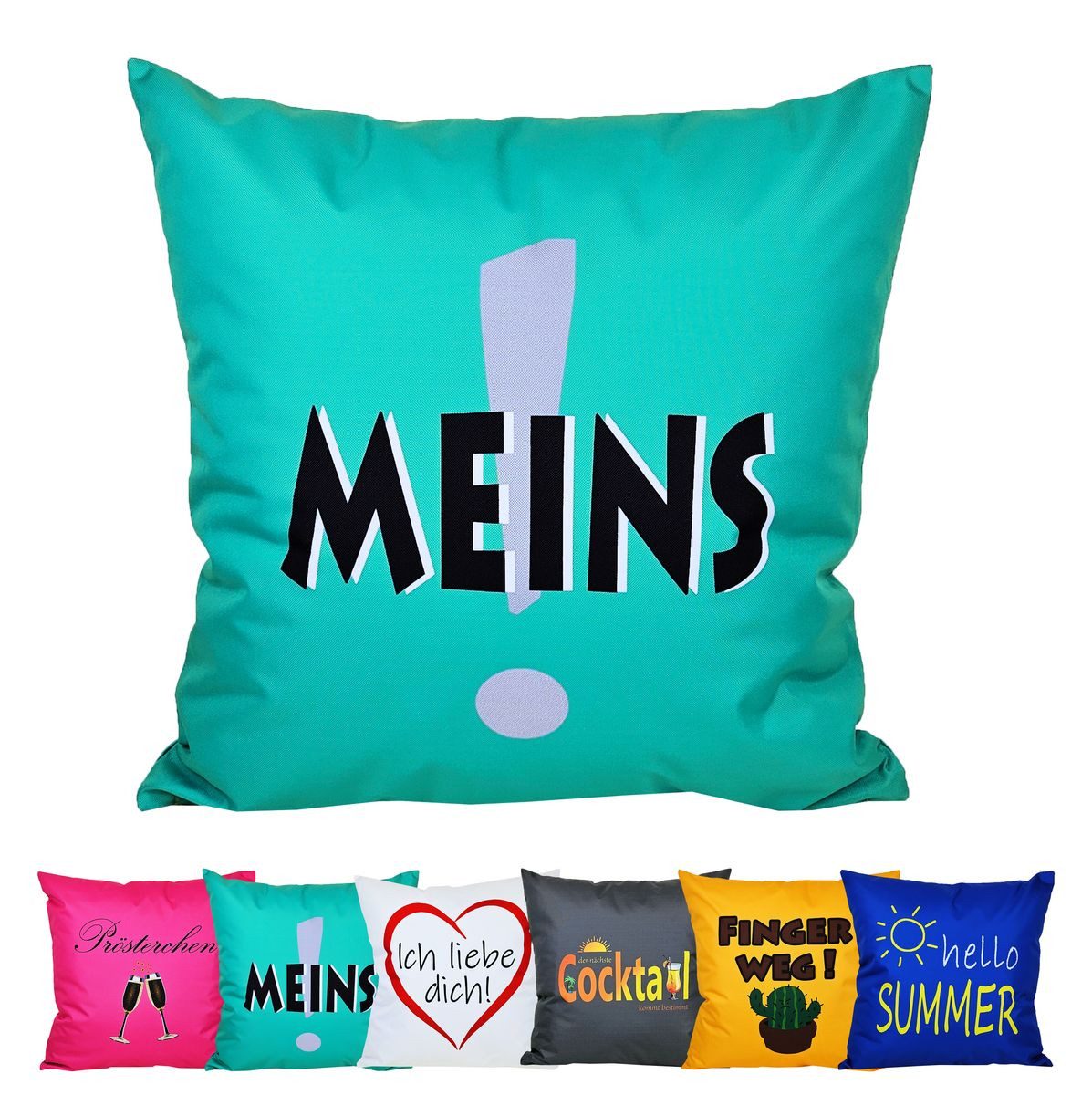 JACK Dekokissen 50x50cm Motiv Outdoor Lounge Kissen inkl. XXL Füllung