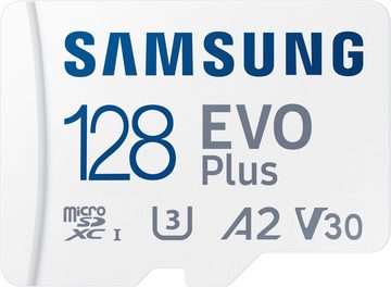 Samsung EVO Plus (2024) 128GB inkl. SD-Adapter Speicherkarte (128 GB, Video Speed Class 30 (V30)/UHS Speed Class 3 (U3), 160 MB/s Lesegeschwindigkeit)