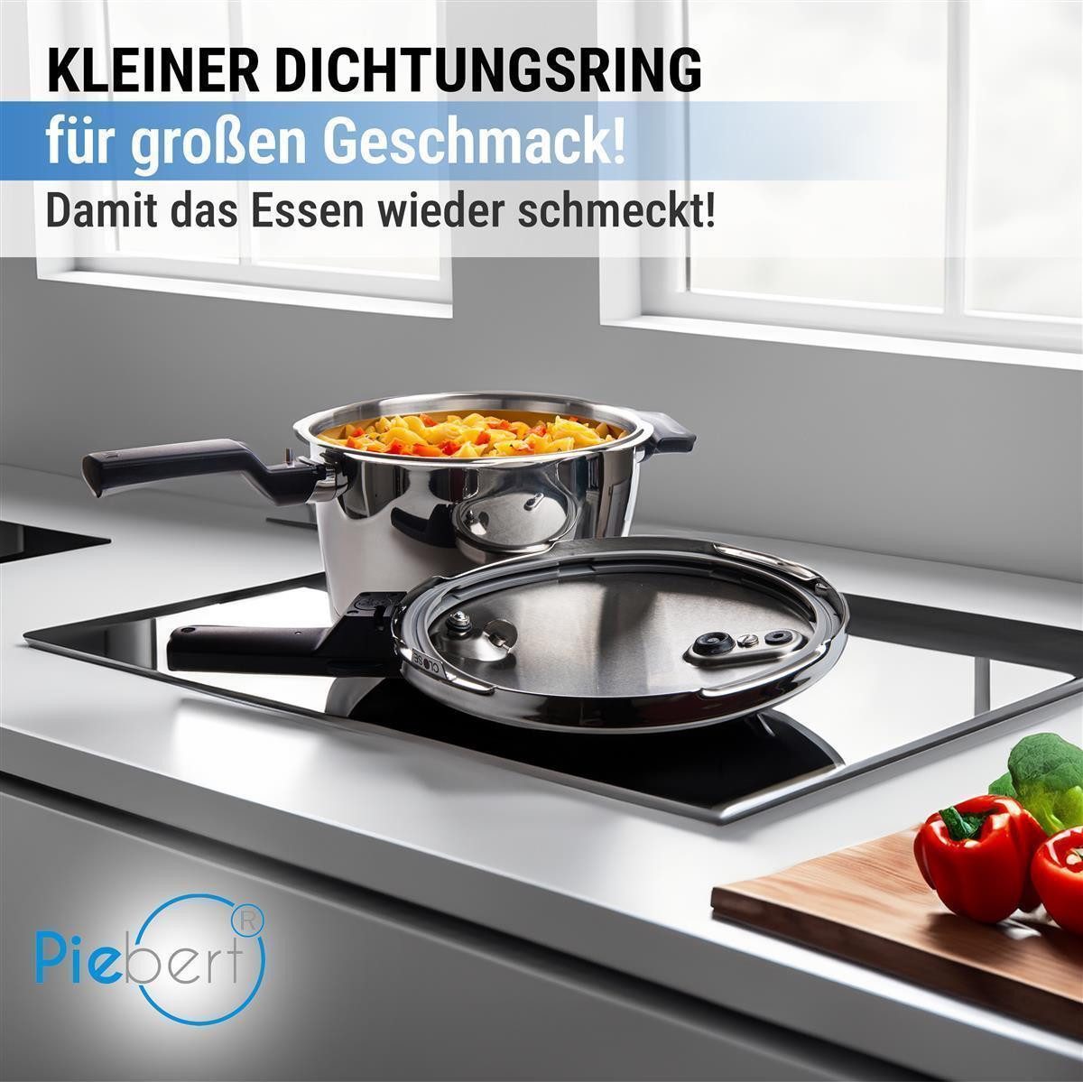 Piebert Schnellkochtopf-Dichtungsring Piebert Fix Dichtungsring 39156 22cm für Fissler wie Orig. EAN 4009209