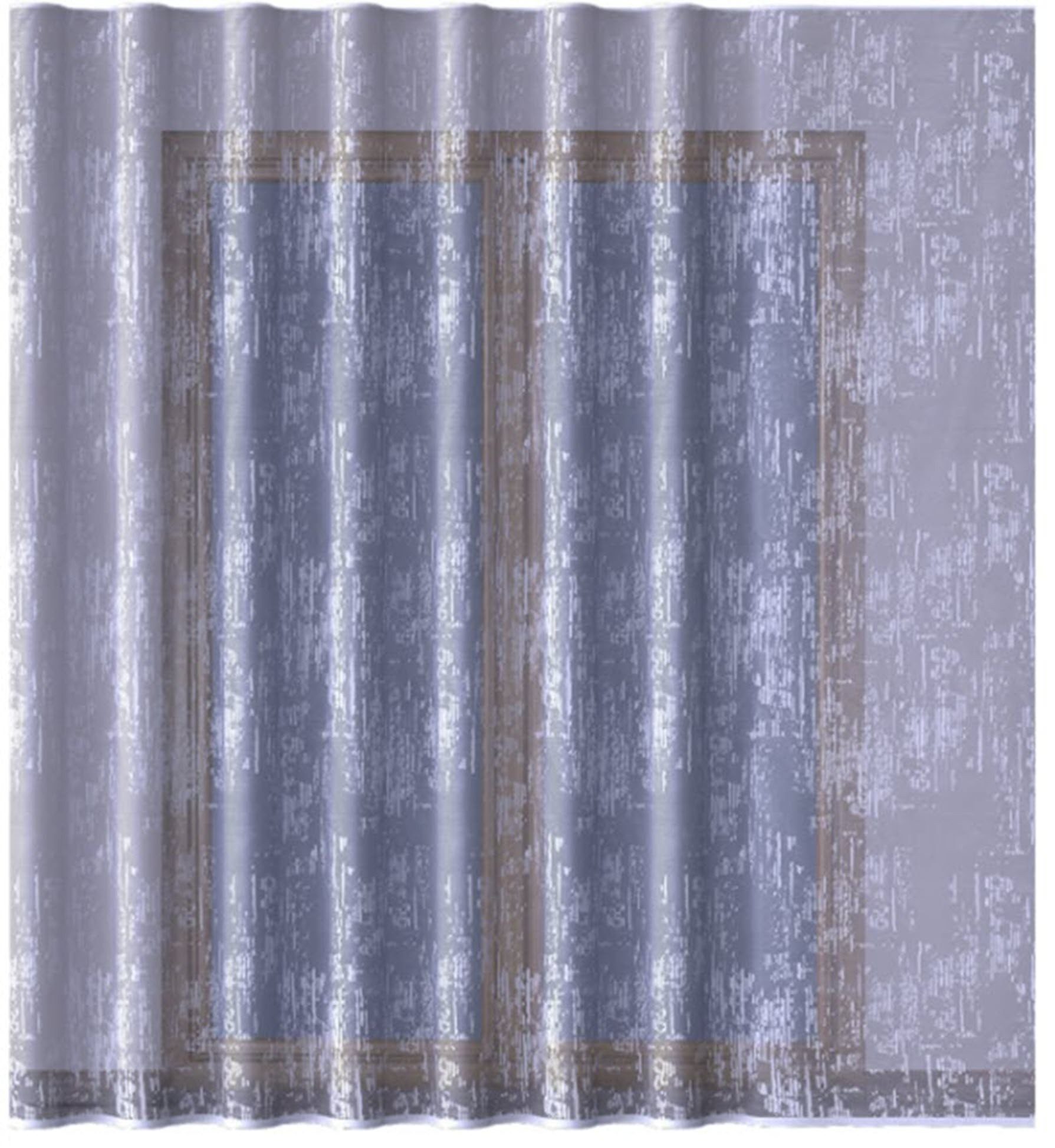 QBTEXTIL Gardine MARMOR, halbtransparent, Jacquard-Stoff, 1 günstig online kaufen