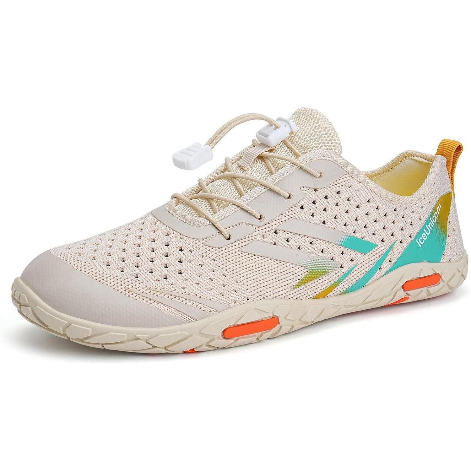 LuxusKollektion Strandschuhe Badeschuhe Damen Herren 40 EU Beige Orange Wasserschuh