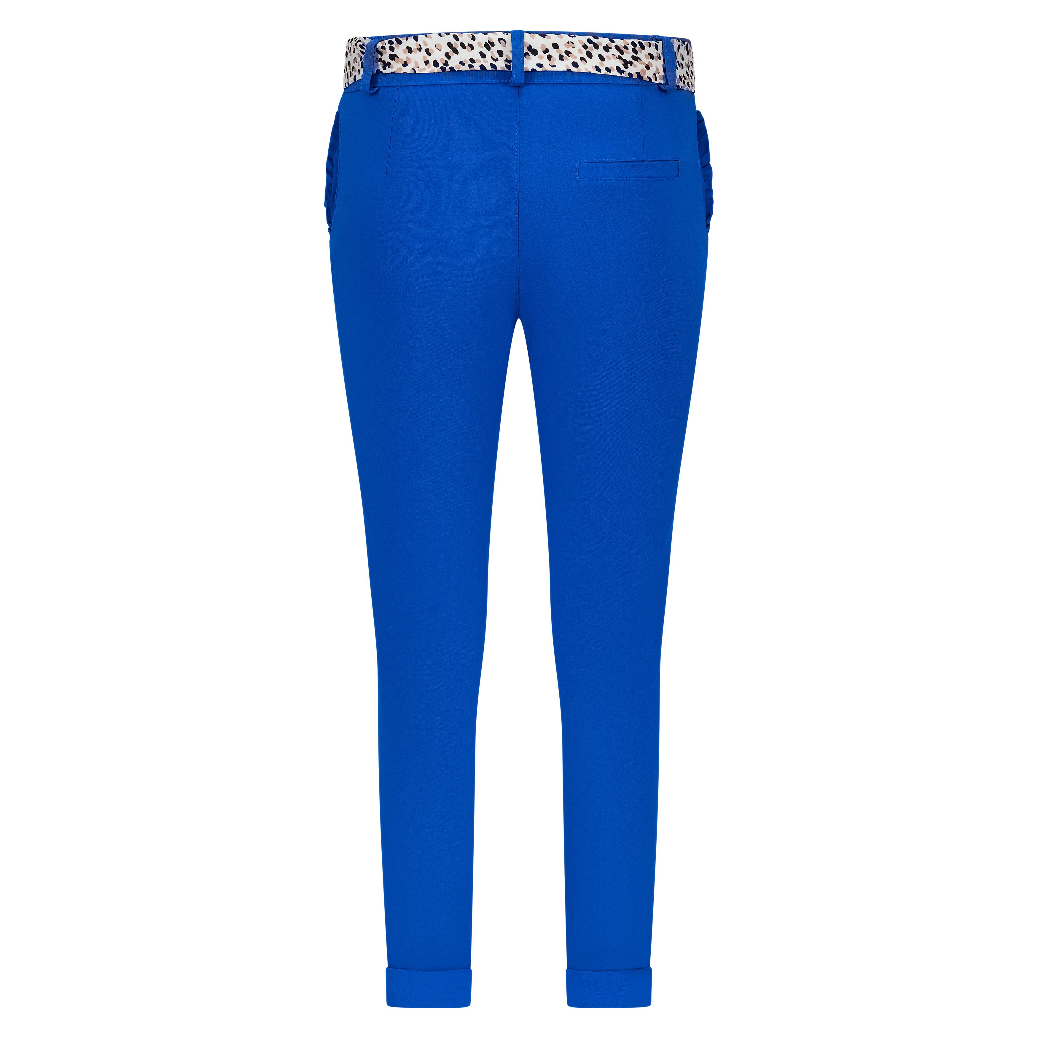 Mississhop Stretch-Hose Female Damen Stretch Klassische Chino Hose mit gemustertem Tuch N. 366 – Bild 4 von 5