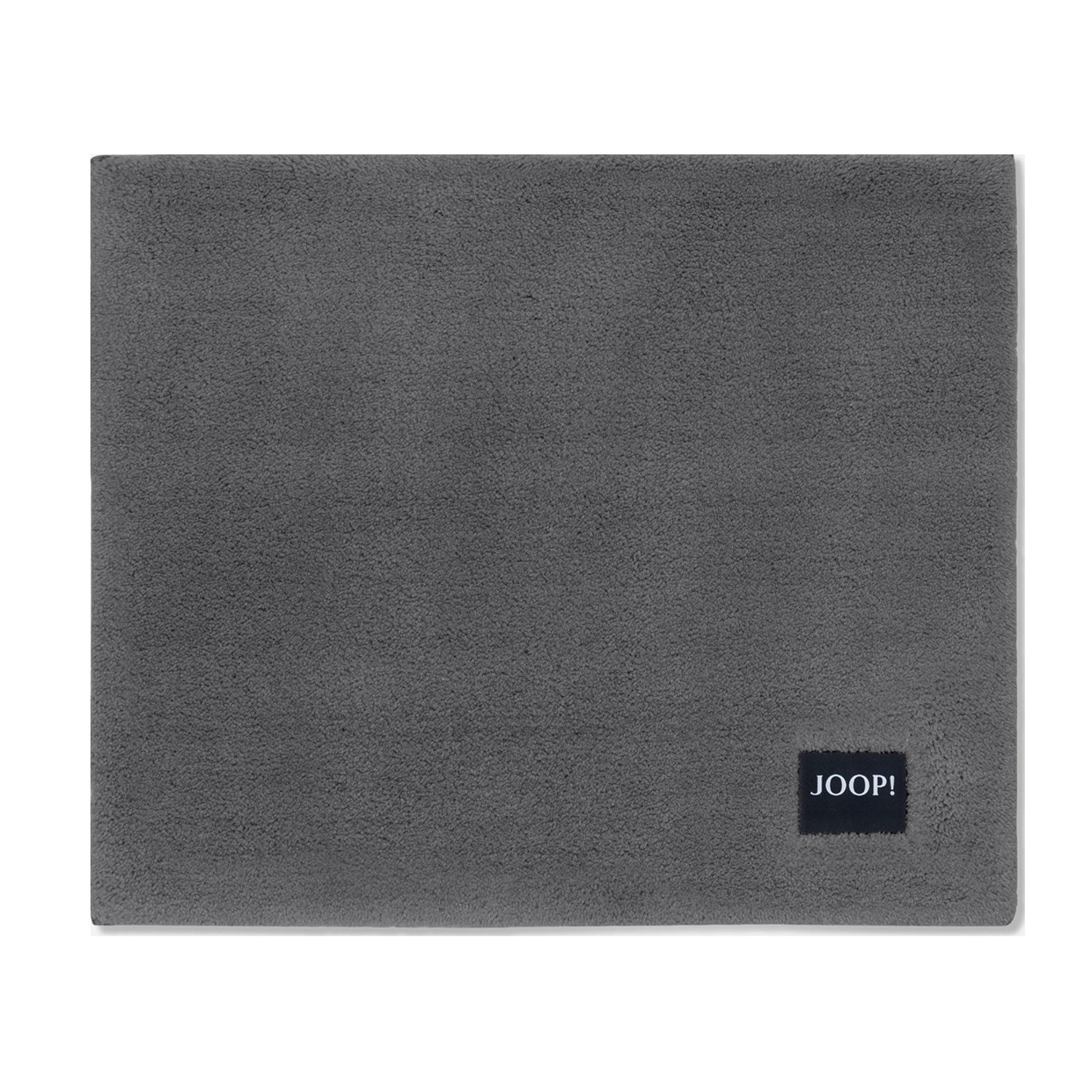 JOOP! Badematte Joop! Badteppich Duschvorleger Badematte basic anthrazit 50x60, Höhe 20 mm, Polyamid, Rutschfest