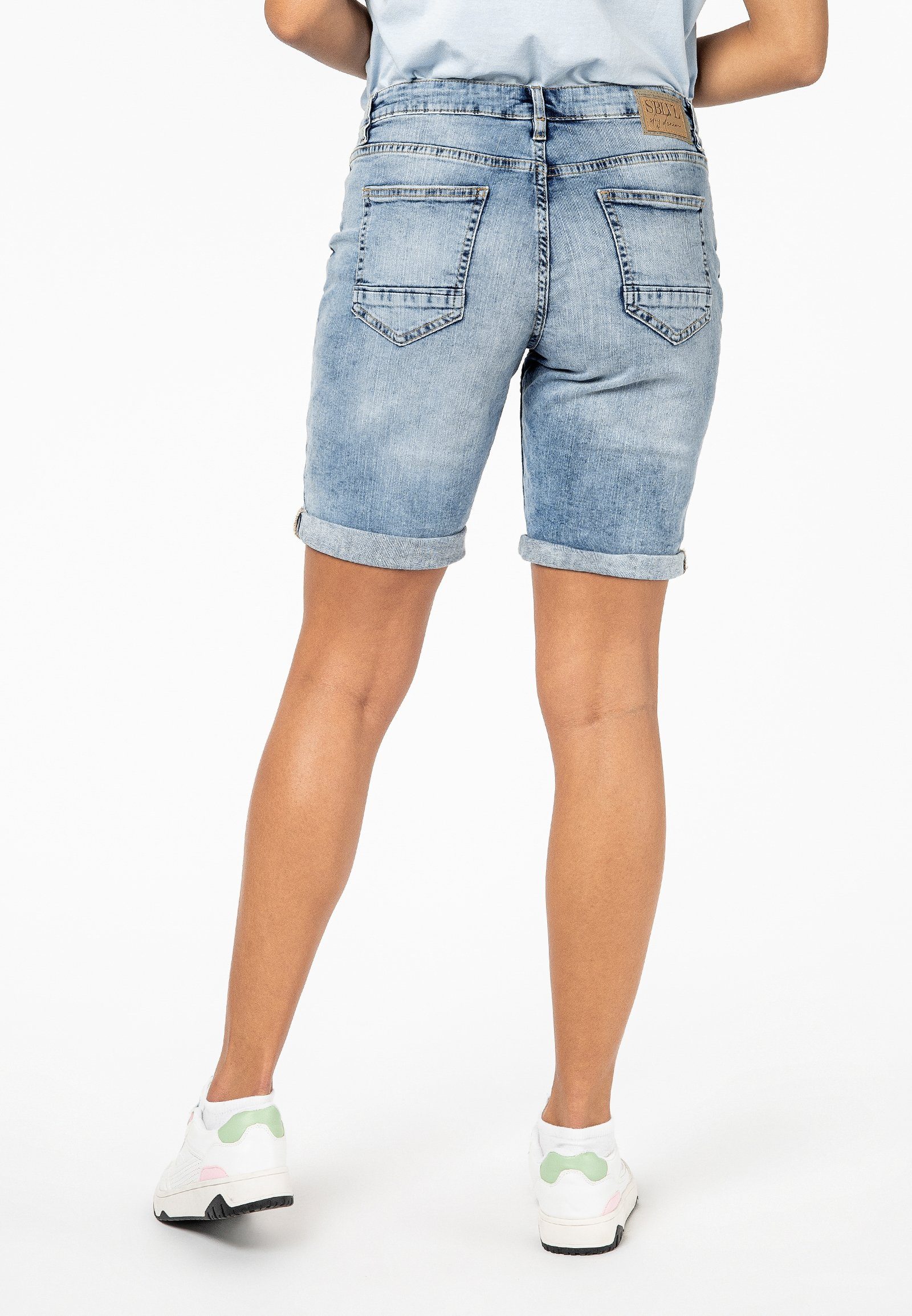 Eight2Nine Bermudas Jeansbermudas Denim light-blue SUBLEVEL