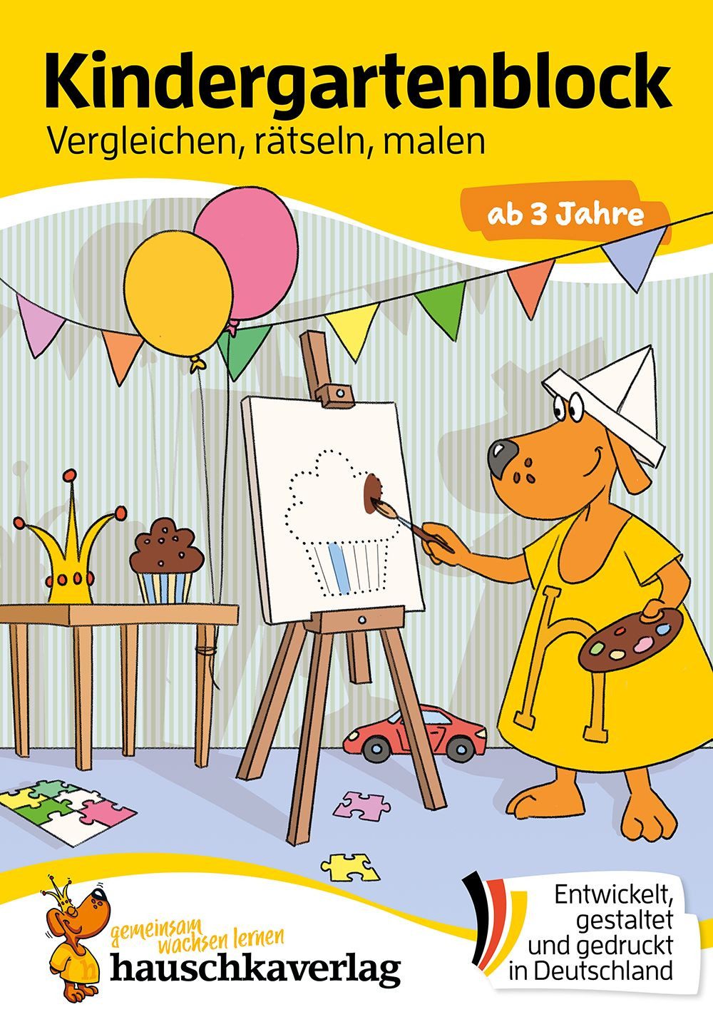 Kinderbuch Kindergartenblock ab 3 Jahre - Vergleichen, rätseln und malen Bunter R Ulrike Maier