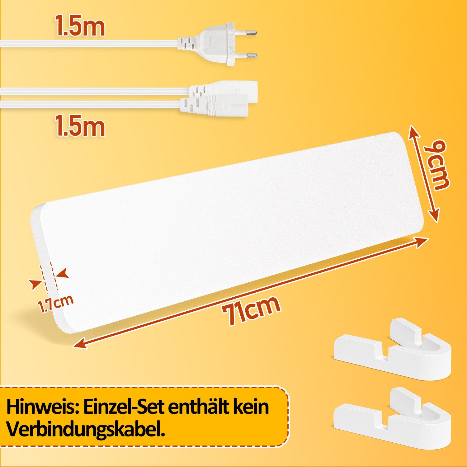 Clanmacy Infrarotheizung 3X Anti-Schimmel Schimmel Wandentfeuchter Infrarot günstig online kaufen