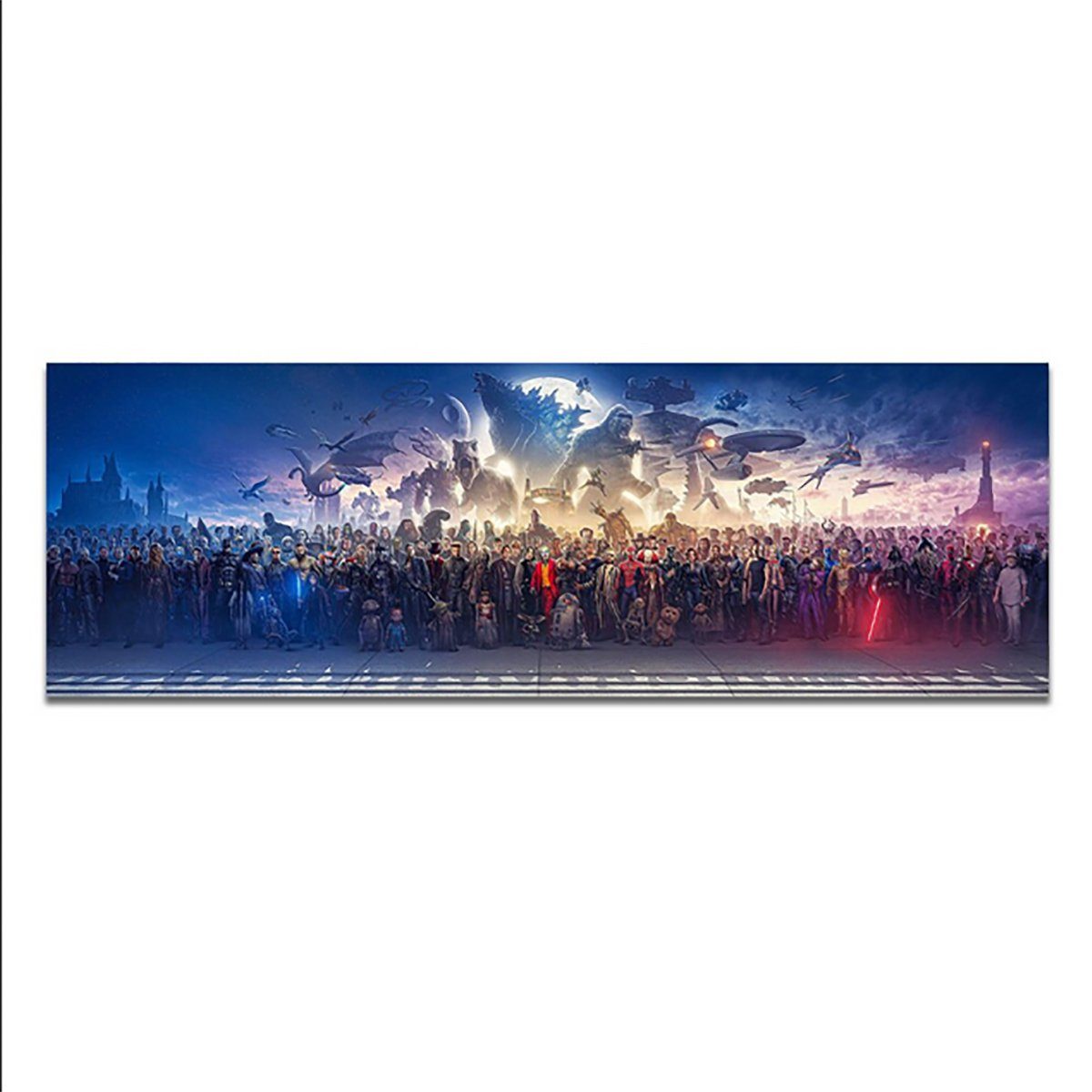 TPFLiving Kunstdruck (OHNE RAHMEN) Плакат - Leinwand - Wandbild, Avengers - Endgame - Science-Fiction - Avengers Ende Videospiel - (Leinwand Wohnzimmer, Leinwand Изображения, Kunstdruck), Leinwand bunt - Размер 20x60cm