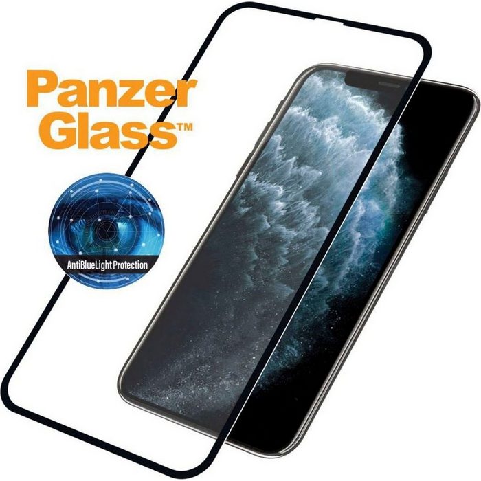PanzerGlass E2E Glas CF Anti-Blue Light für Apple iPhone 11 Pro XS X für Apple iPhone 11 Pro Apple iPhone X Apple iPhone XS Displayschutzglas