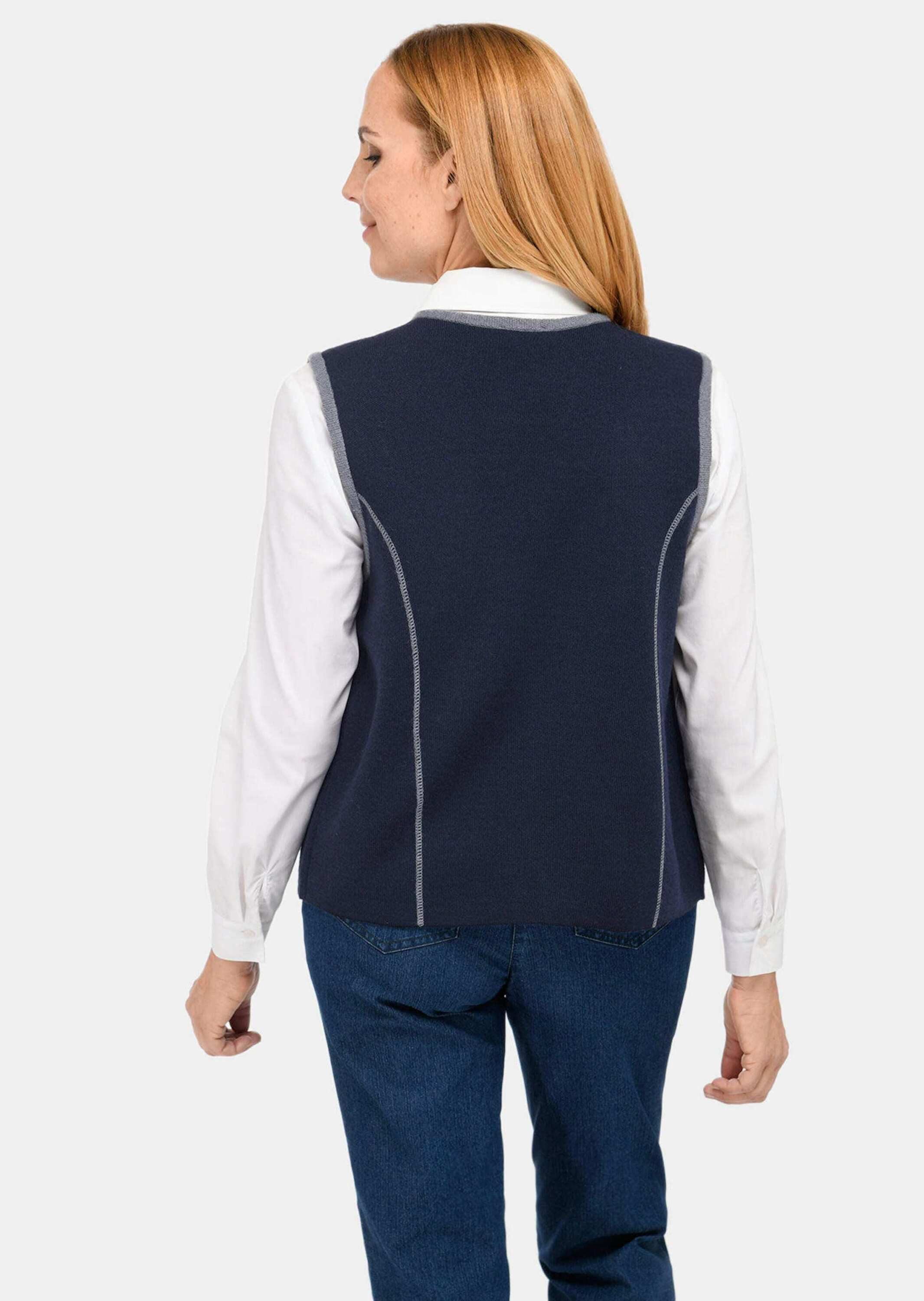 GOLDNER Strickweste Zeitlose Strickweste mit Merino- günstig online kaufen