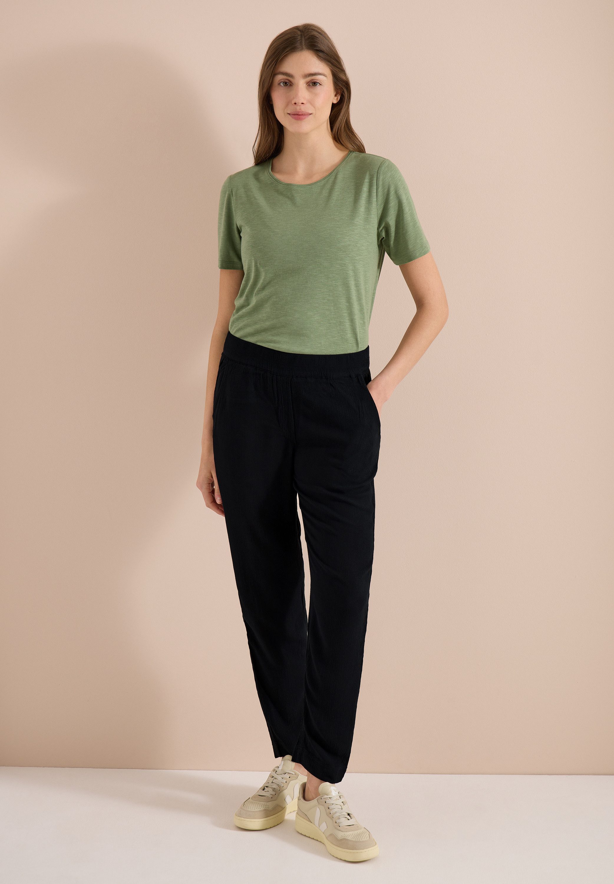 CECIL Stoffhose Middle Waist
