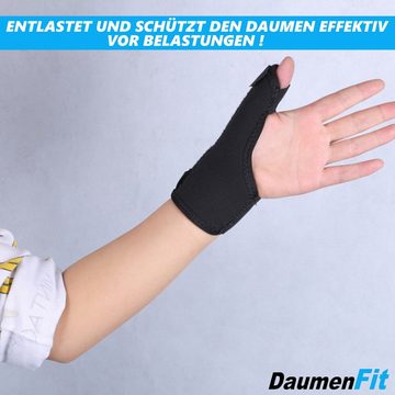 MAVURA Daumenbandage DaumenFit Universelle Daumen Bandage für rechts & links, Daumenschiene Daumenorthese Daumenschutz Daumenstütze