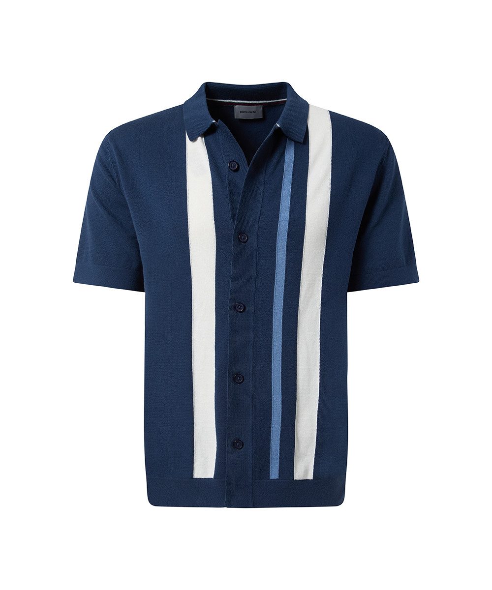 Pierre Cardin Poloshirt mit durchgehender Knopfleiste günstig online kaufen