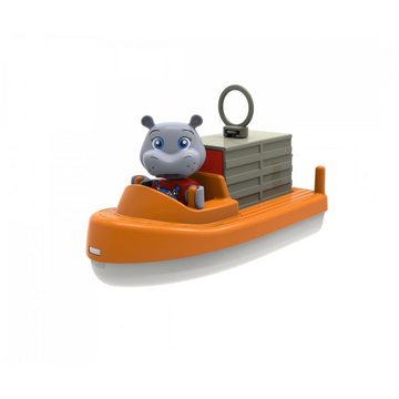 Aquaplay Spielzeug-Boot Container- & Transportboot, mit Spielfiguren, für Wasserbahn