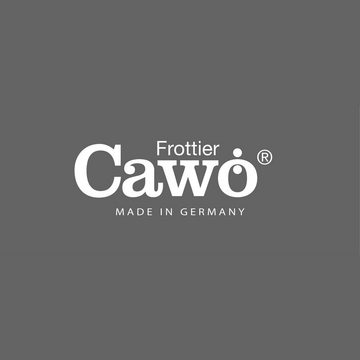 Cawö Handtuch Waschhandschuh Two-Tone 590 57 Curry, Walkfrottier (1-St), Streifen, Gestreift, Flauschig
