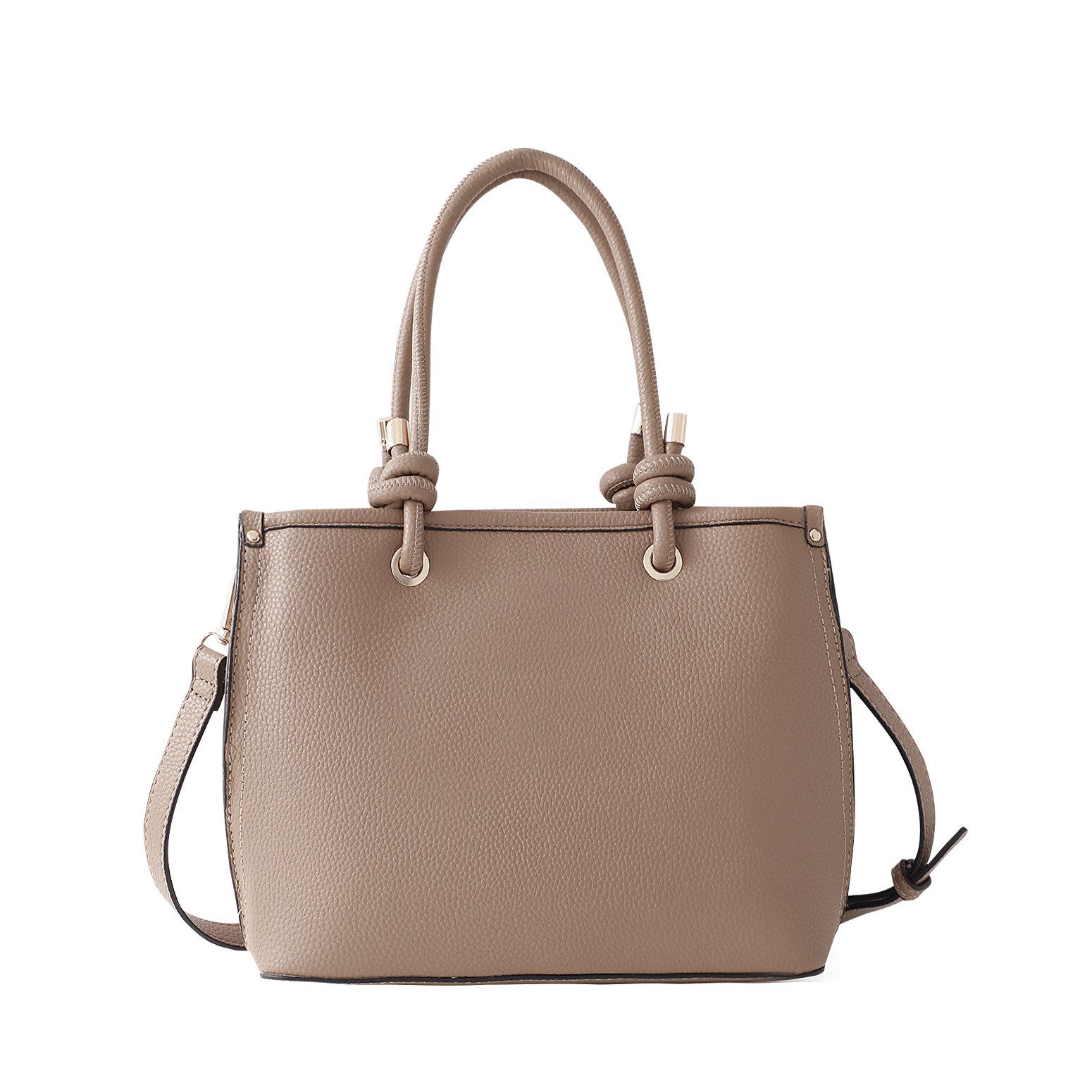 MARCO TOZZI Henkeltasche, Damen Umhängetasche, Schultertasche mit wertigm Logoschriftzug