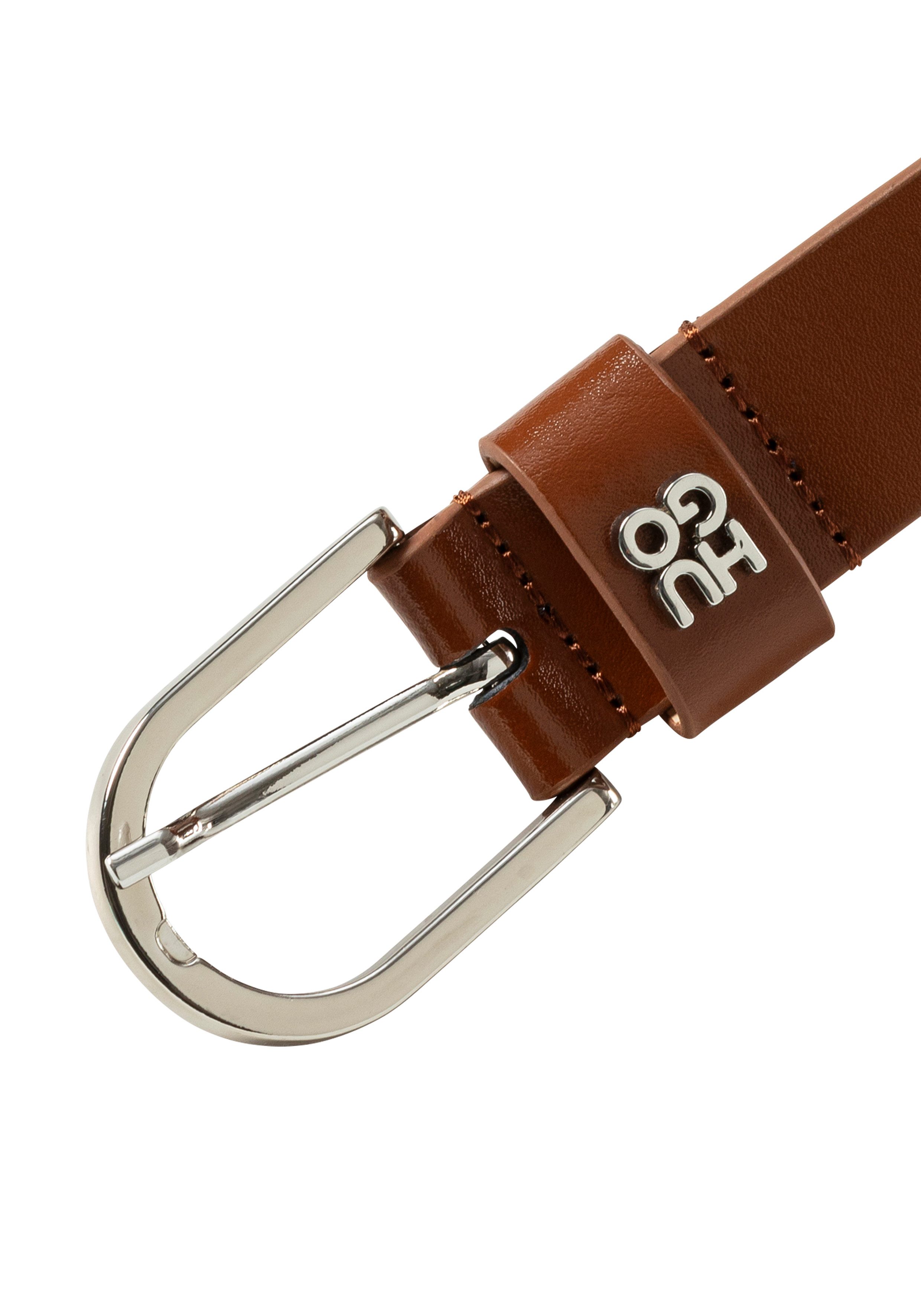 HUGO Ledergürtel Zoey HU-GO Sz25 mit HUGO Schriftzug günstig online kaufen