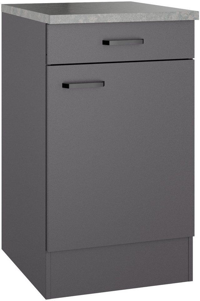 OPTIFIT Unterschrank OPTImulti Breite 50 cm, Tiefe 60 cm, mit 1 Tür, 1 Schubkasten, 1 Einlegeboden