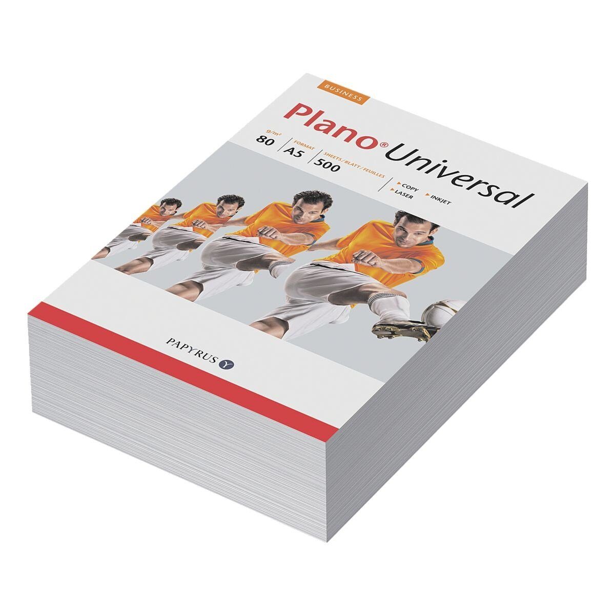 PLANO Druckerpapier Universal, Format DIN A5, 80 g/m², 146 CIE, 500 Blatt