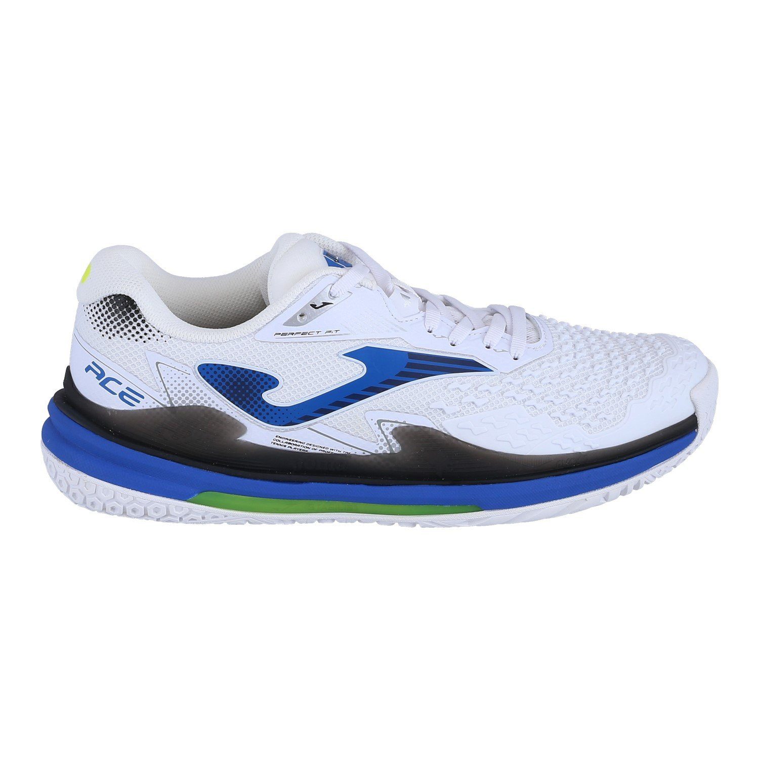 Joma Ace Allcourt/Stabilität weiss/blau Herren Tennisschuh