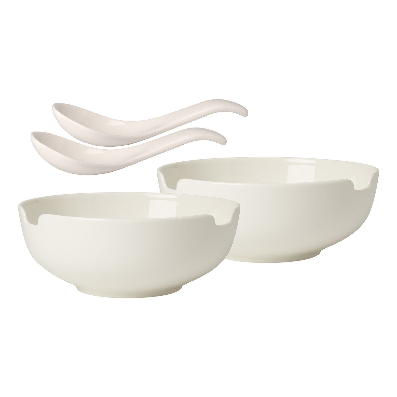 Villeroy & Boch Kombiservice Soup Passion Suppen-Set (4-tlg), Porzellan