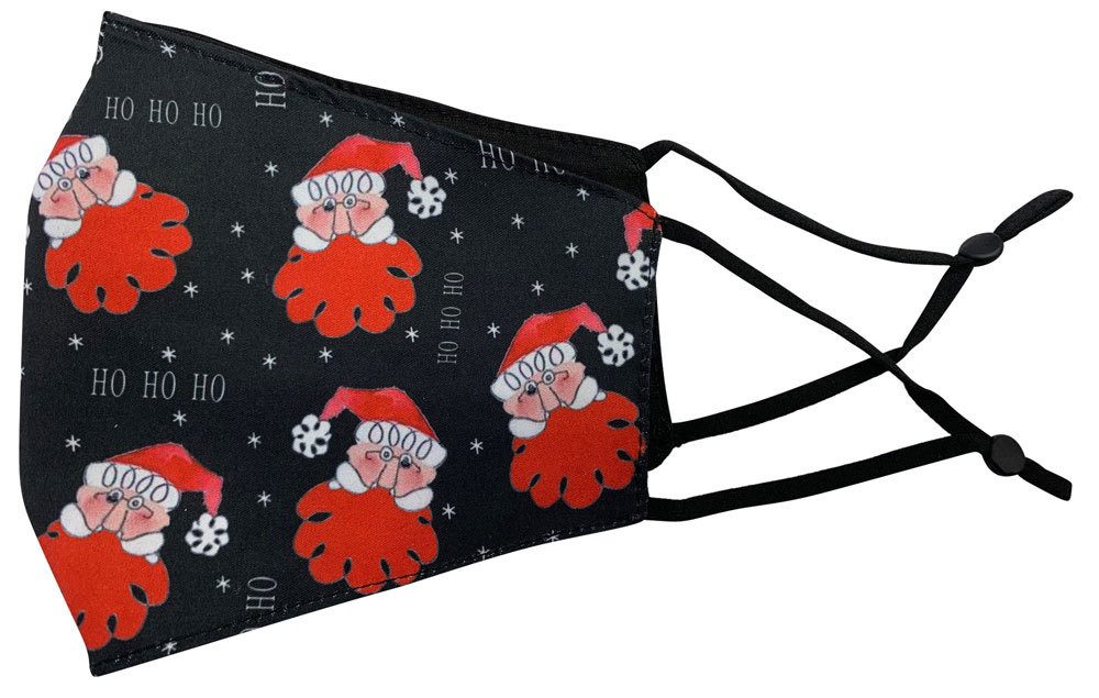 Trachtenland Verkleidungsmaske Weihnachtsmaske Mund Nase Stoffmaske Fashion Gesic