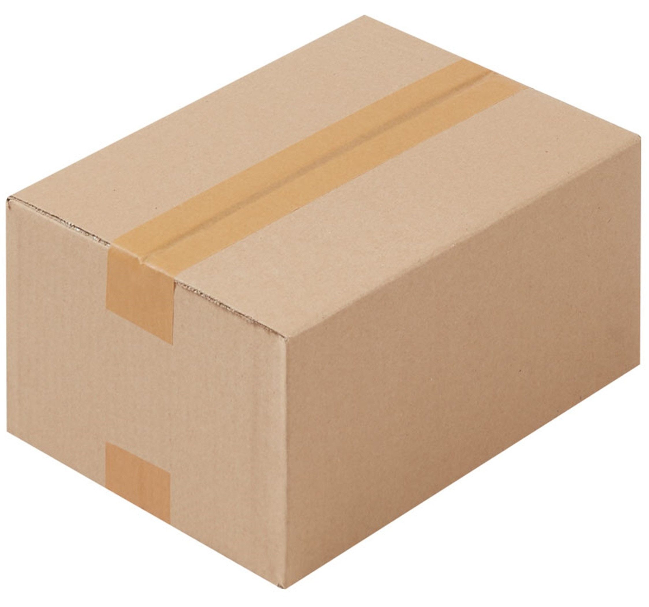 BB-Verpackungen Versandkarton Faltkartons, 1-wellig, 200 mm x 150 mm x 90 mm, 100 Stück